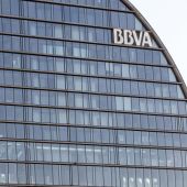 La 'vela' del BBVA, sede en Madrid de la entidad