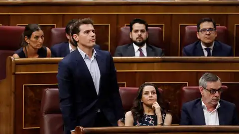 Albert Rivera e Inés Arrimadas en el Congreso Albert Rivera e Inés Arrimadas en el Congreso