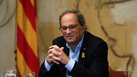 El presidente de la Generalitat, Quim Torra en una imagen de archivo El presidente de la Generalitat, Quim Torra en una imagen de archivo