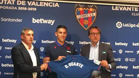 Oscar Duarte en su presentación Oscar Duarte en su presentación