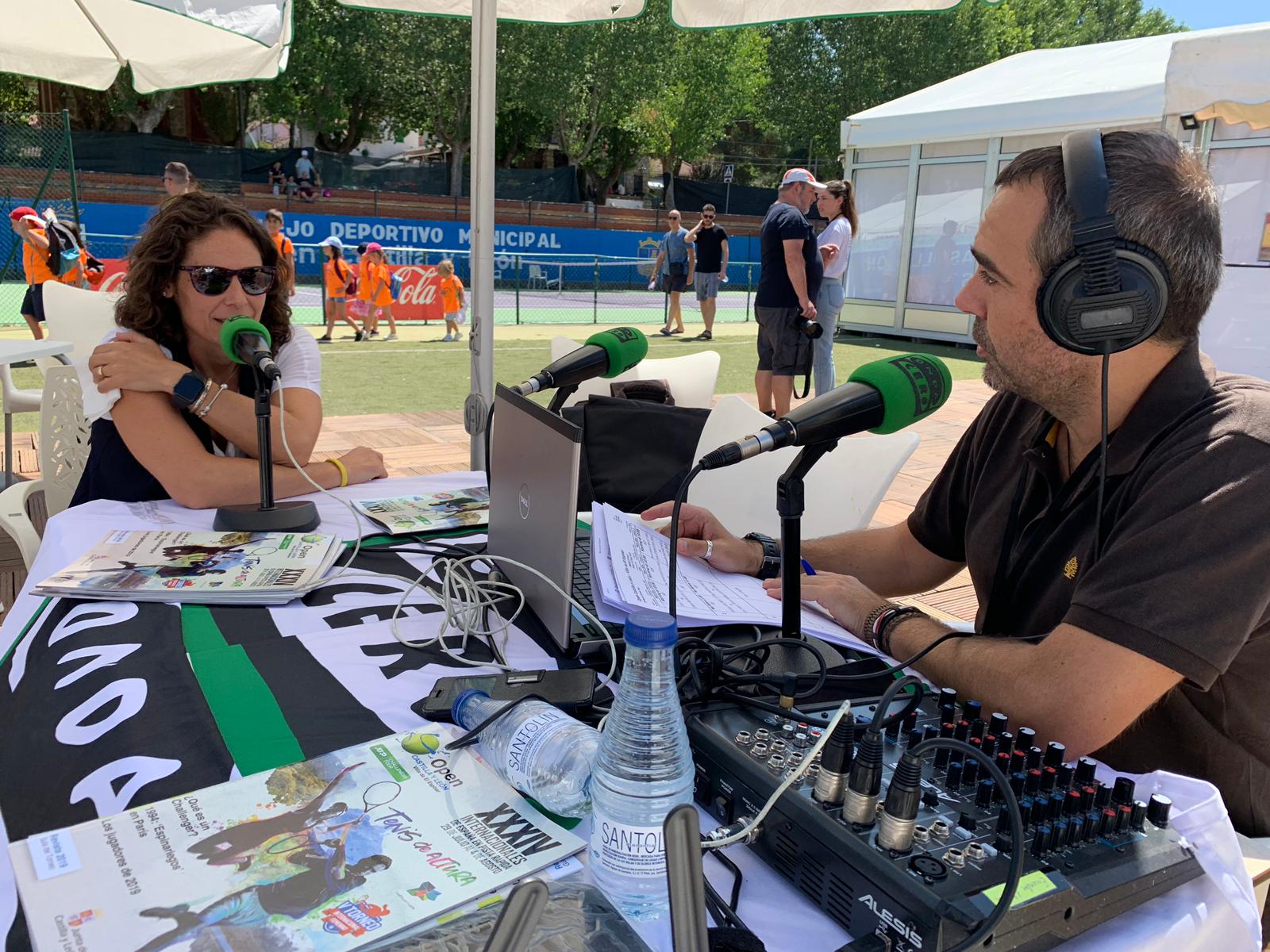 Entrevista a Virginia Ruano, directora del Torneo Open de Tenis El Espinar Entrevista a Virginia Ruano, directora del Torneo Open de Tenis El Espinar