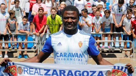 Federico Bikoro, jugador del Real Zaragoza