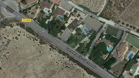 Cam&iacute; de Pallus en la pedan&iacute;a de Valverde de Elche.