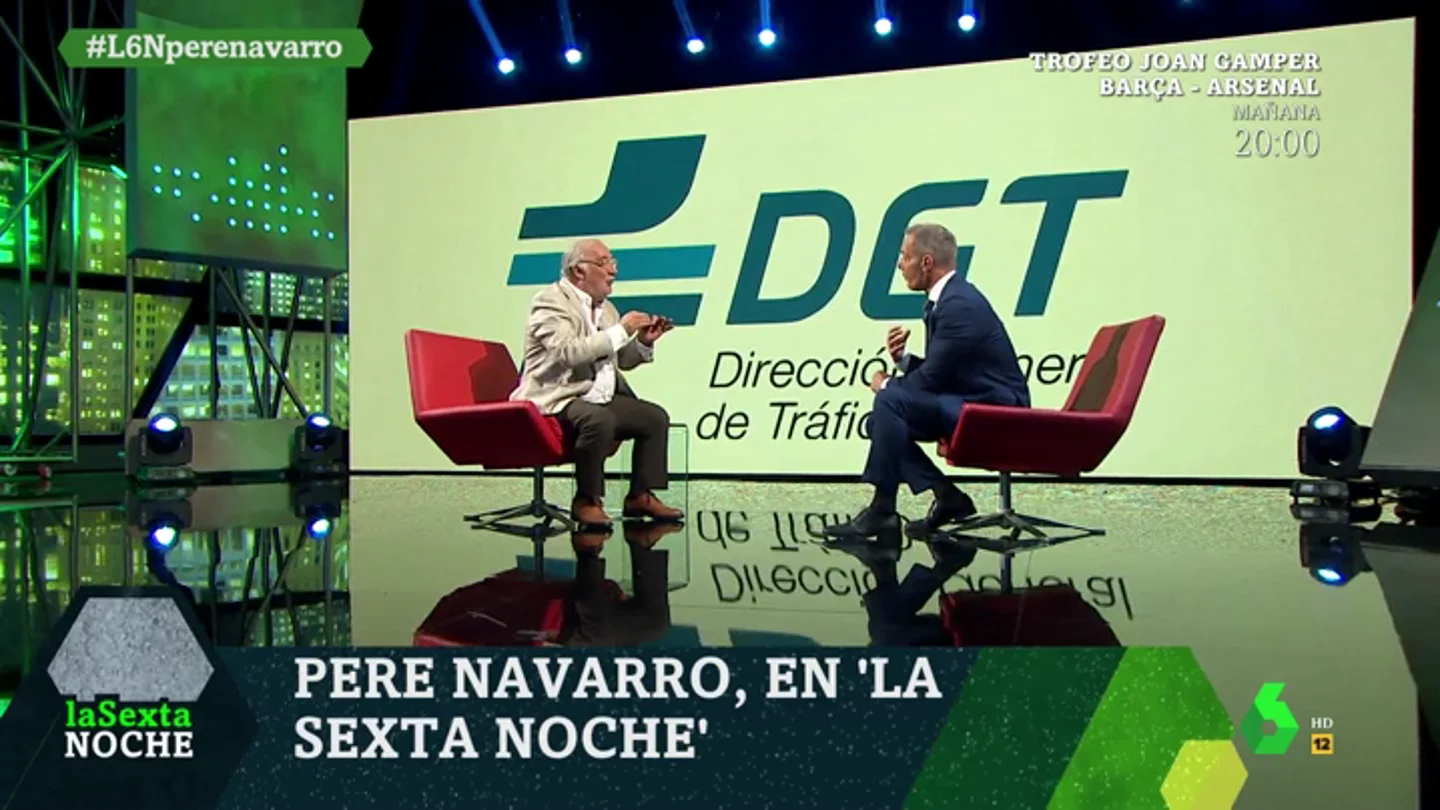 Pere Navarro, en laSexta Noche Pere Navarro, en laSexta Noche
