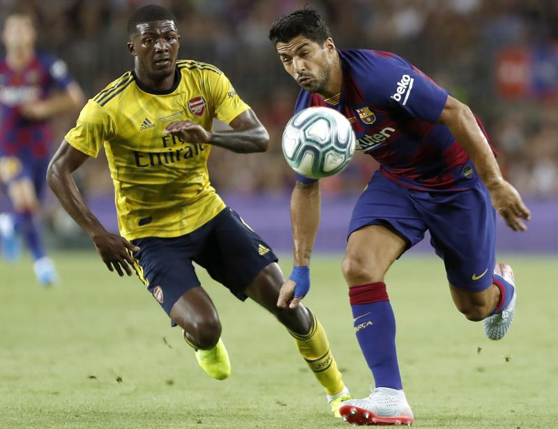 Luis Suárez da el Gamper al Barça y Griezmann gusta al Camp Nou Luis Suárez da el Gamper al Barça y Griezmann gusta al Camp Nou