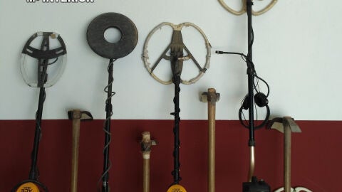 Material intervenido por la Guardia Civil