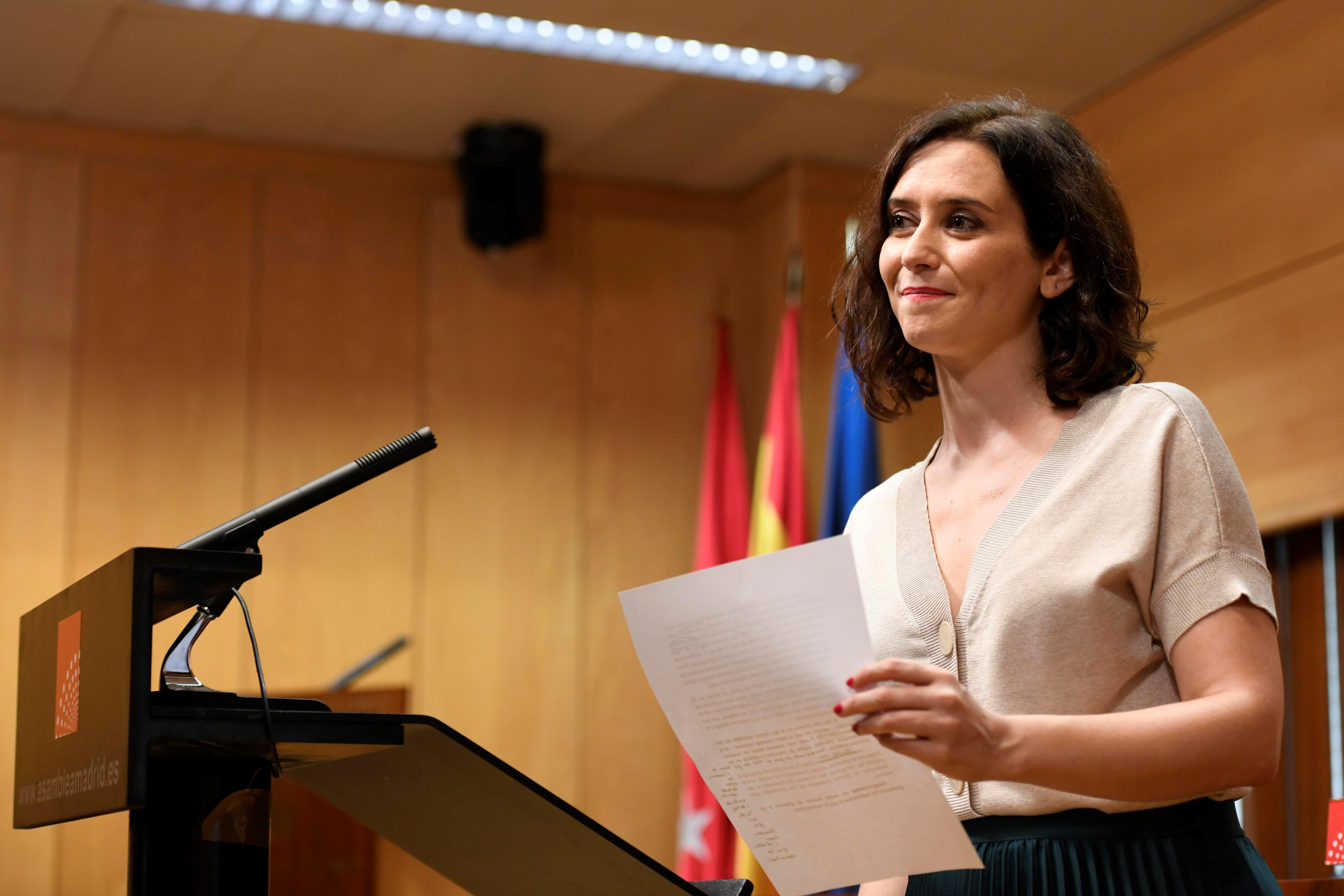 Isabel Díaz Ayuso será investida como presidenta de la Comunidad de Madrid los días 13 y 14 de agosto Isabel Díaz Ayuso será investida como presidenta de la Comunidad de Madrid los días 13 y 14 de agosto