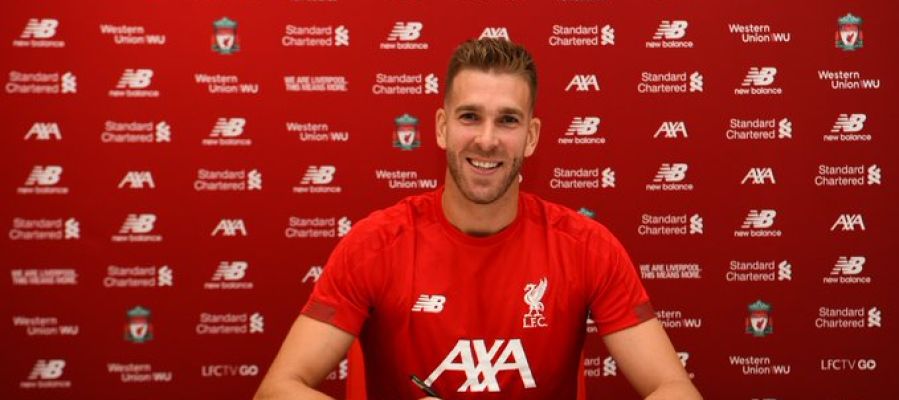 Adrián San Miguel firma su nuevo contrato con el Liverpool Adrián San Miguel firma su nuevo contrato con el Liverpool