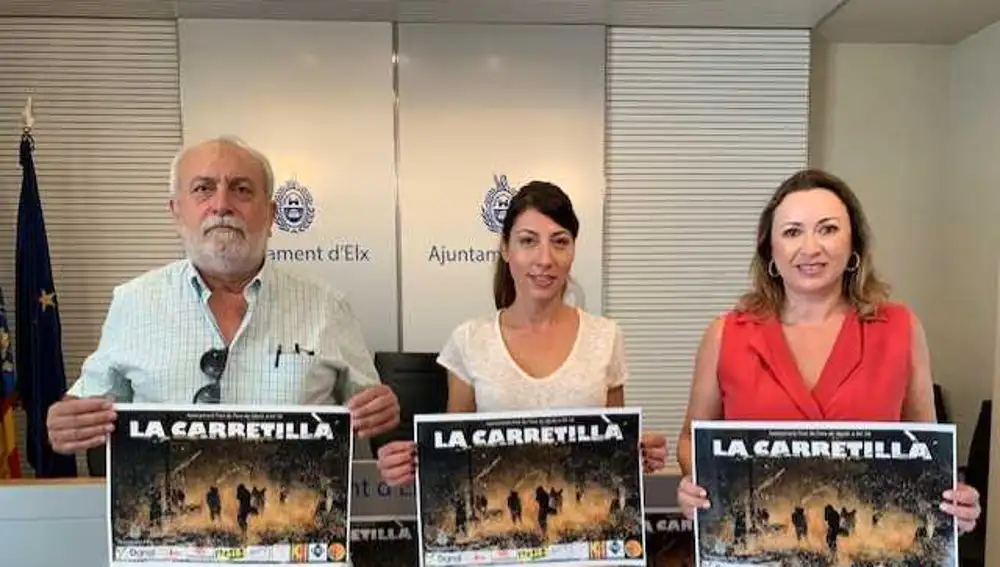 Presentación de la Carretillà de 2019 en el Ayuntamiento de Elche.
