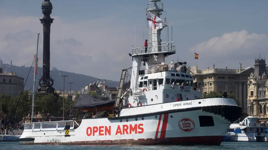 El buque de la ONG Proactiva Open Arms El buque de la ONG Proactiva Open Arms