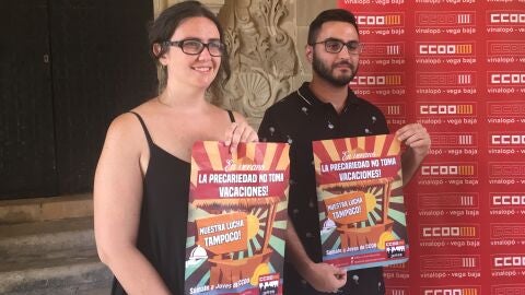 Lourdes Raya y Jos&eacute; Manuel Mart&iacute; en la presentaci&oacute;n de la campa&ntilde;a.