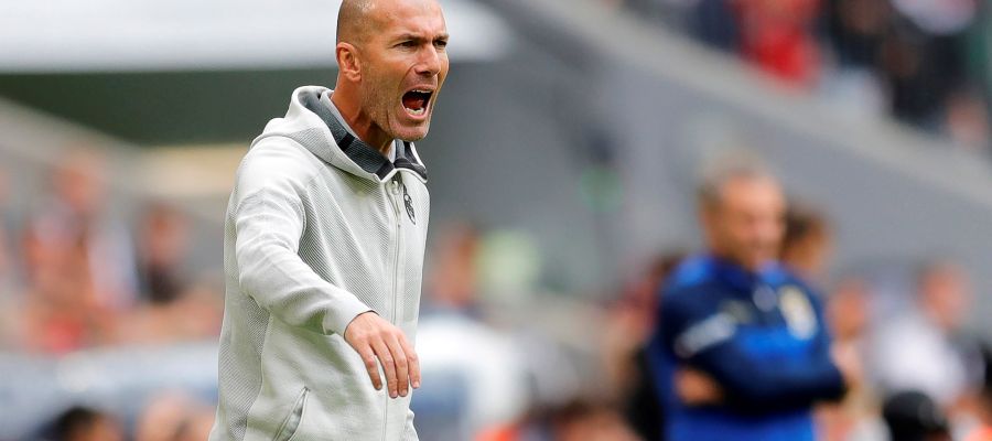 Zinedine Zidane durante la pretemporada Zinedine Zidane durante la pretemporada