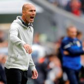 Zinedine Zidane durante la pretemporada 