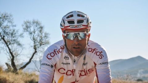 Luis &Aacute;ngel Mat&eacute;, ciclista del equipo Cofidis