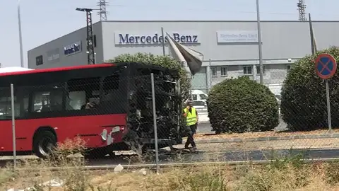 Autobús Granada Incendio Autobús Granada Incendio