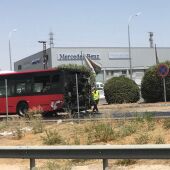 Autobús Granada Incendio