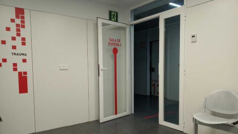 Sala de espera del &aacute;rea de Traumatolog&iacute;a de Urgencias del Hospital General Universitario de Elche. 