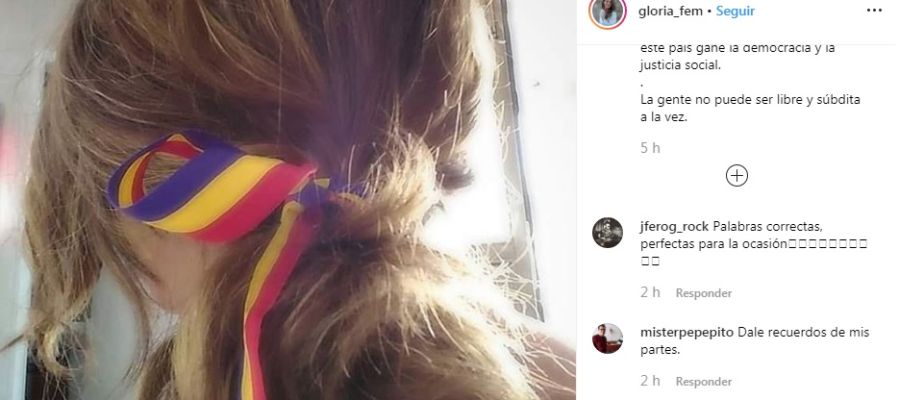 El mensaje de la vicepresidenta balear en su Instagram El mensaje de la vicepresidenta balear en su Instagram