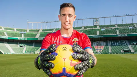 Edgar Badía, portero del Elche C.F. Edgar Badía, portero del Elche C.F.
