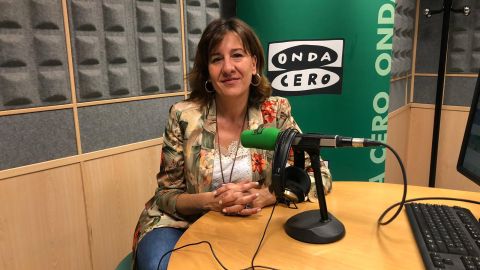 Blanca Fern&aacute;ndez, durante la entrevista en la emisora de Onda Cero Toledo