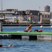 La piscina urbana es una de las novedades de La Marina esta verano.