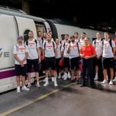 La selección española de baloncesto llega a Málaga