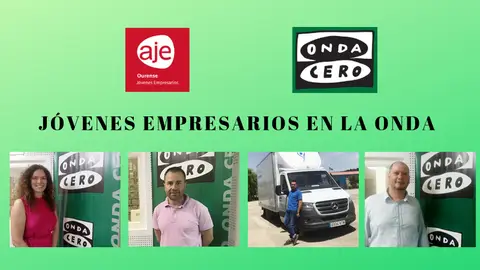 Jóvenes Empresarios en la Onda Falamos cos xóvenes empresarios que están detrás de MCreativa, Artavia, Ouro de Cea e Polinexia Marketing