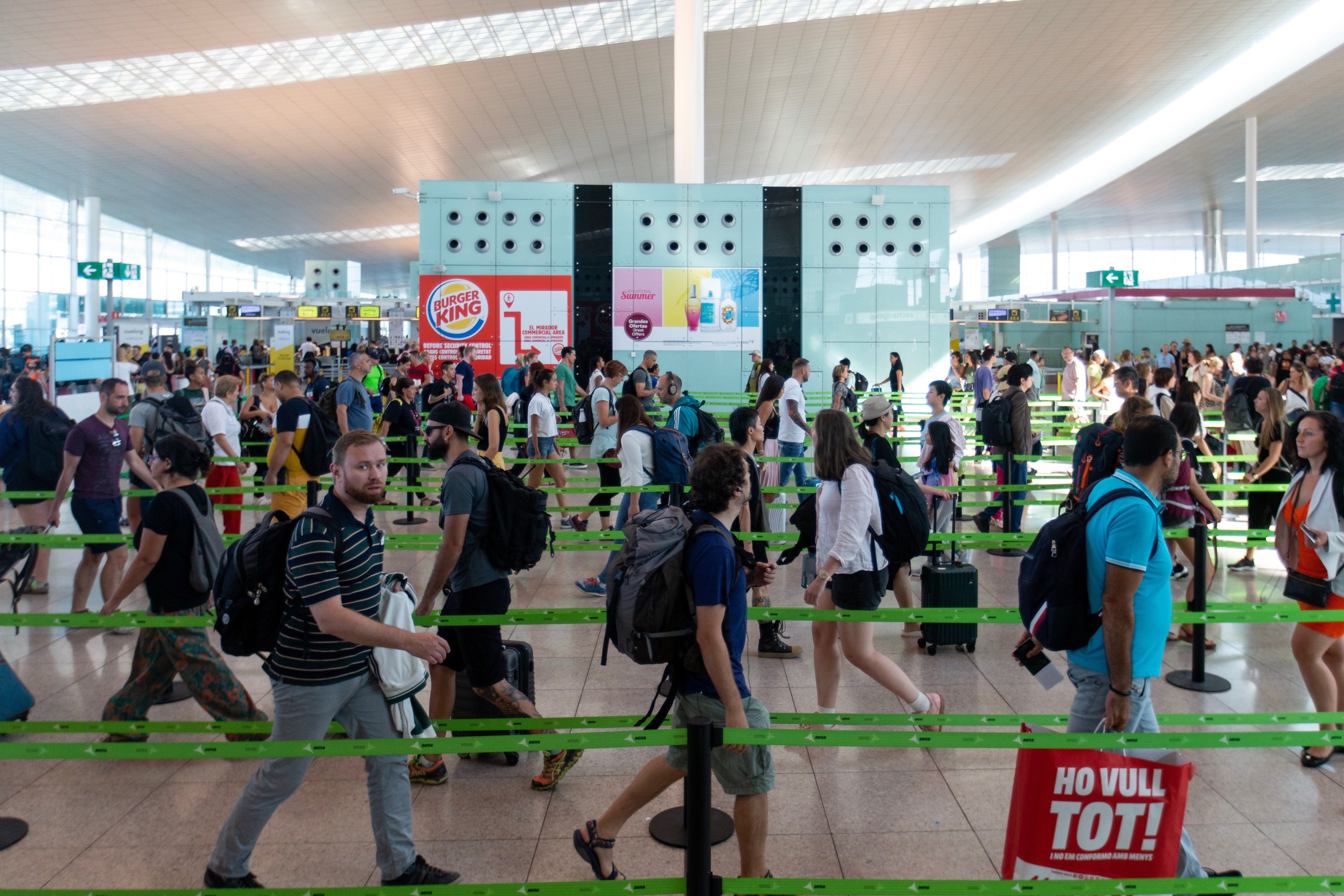 Normalidad en el comienzo de la tercera jornada de huelga en el Aeropuerto de Barcelona Normalidad en el comienzo de la tercera jornada de huelga en el Aeropuerto de Barcelona