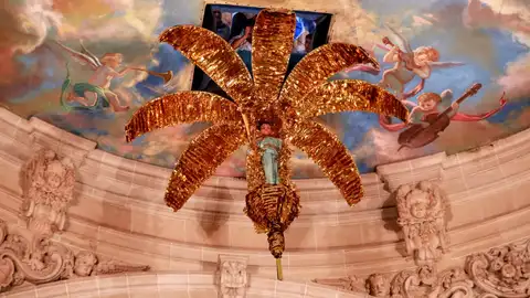 Momento del Misteri d'Elx en la basílica de Santa María de Elche. Fiestas Elche 2024 Momento del Misteri d'Elx en la basílica de Santa María de Elche. Fiestas Elche 2024