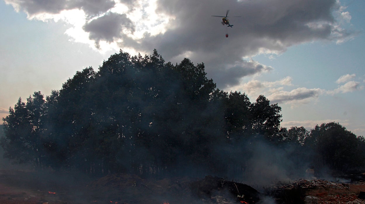 La Junta de Castilla y León da por controlado el incendio que cortó la N-630 en Sariegos La Junta de Castilla y León da por controlado el incendio que cortó la N-630 en Sariegos