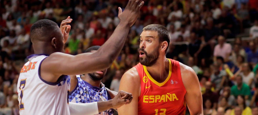 La selección española de baloncesto arrolló a la República Democrática del Congo La selección española de baloncesto arrolló a la República Democrática del Congo