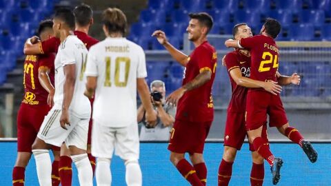 El Real Madrid pierde ante la Roma