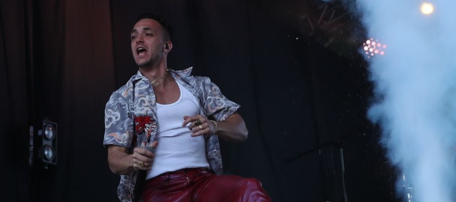 El cantante español C. Tangana durante uno de sus conciertos El cantante español C. Tangana durante uno de sus conciertos