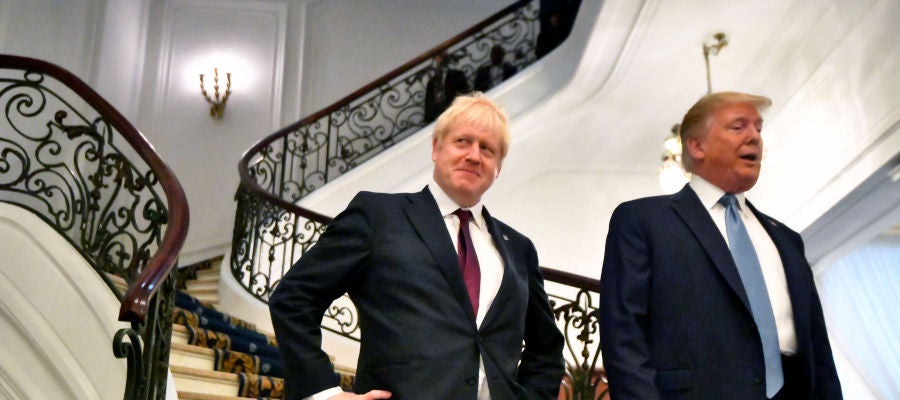 Boris Johnson y Donald Trump Boris Johnson y Donald Trump