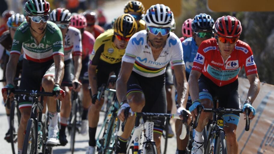 Ciclistas durante La Vuelta Ciclista a Espa&ntilde;a 2019