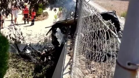 Accidente a&eacute;reo en Inca