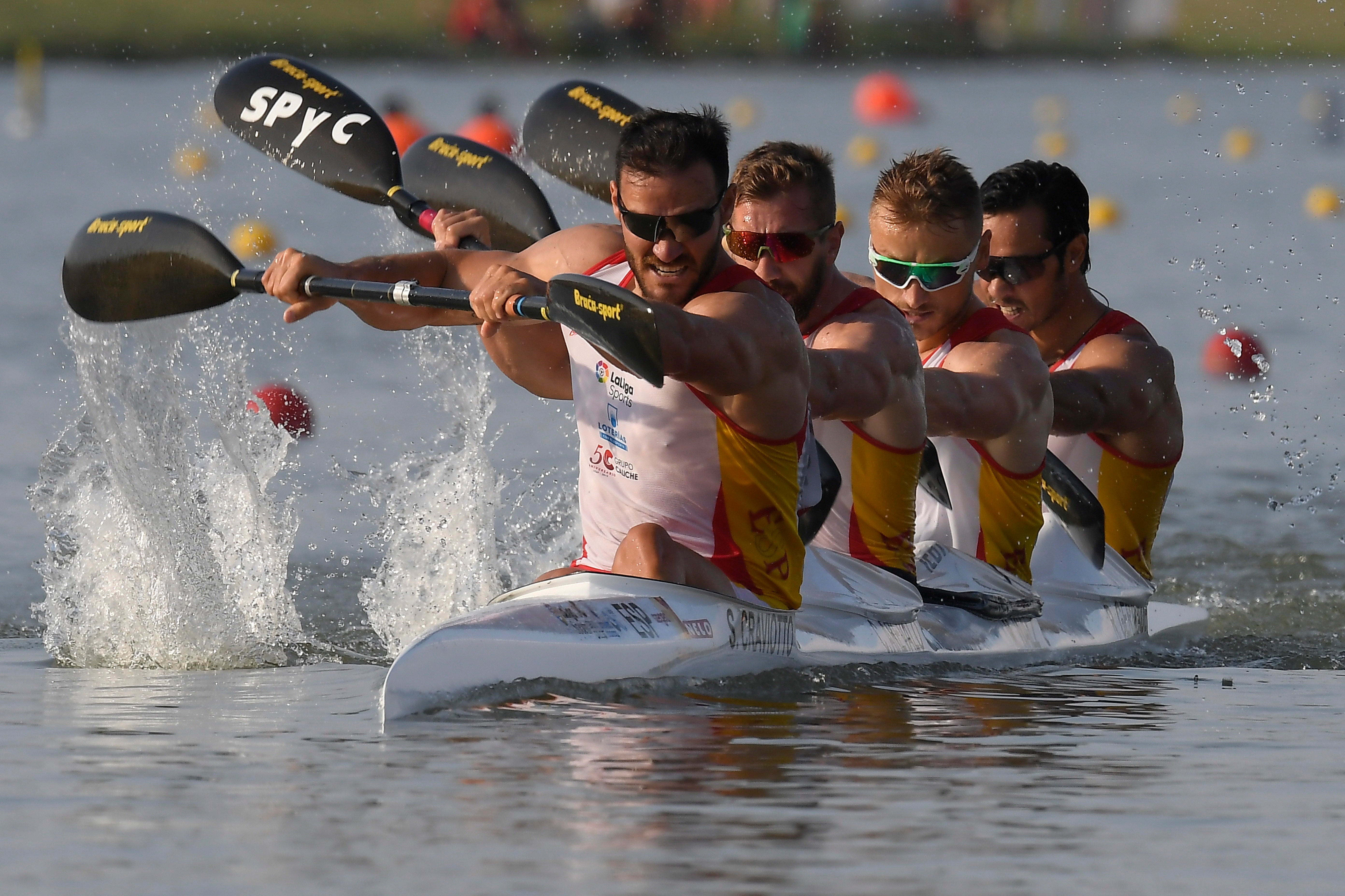 Medalla de plata para el K4 español en los Mundiales de piragüismo Medalla de plata para el K4 español en los Mundiales de piragüismo