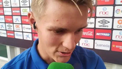 Martin Odegaard en Radioestadio Martin Odegaard en Radioestadio
