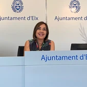 La concejala de Educación y alcaldesa en funciones, María José Martínez. La concejala de Educación y alcaldesa en funciones, María José Martínez.