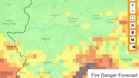 Riesgos Incendios Forestales 26 de Agosto