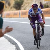 Ángel Madrazo en una etapa de la Vuelta a España