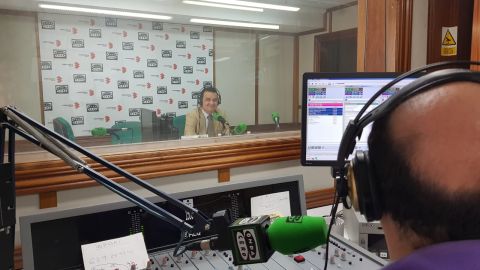 Francisco Mart&iacute;nez Arroyo, durante la entrevista en Onda Cero Ciudad Real
