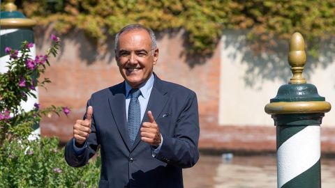 Posado de Barbera en el arranque de la Mostra 2019
