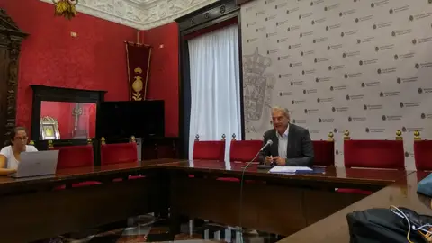 José Antonio Huertas en rueda de prensa JOSÉ ANTONIO HUERTAS