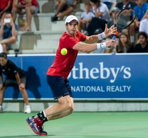 El tenista Andy Murray, en un partido disputado en el Rafa Nadal Open, en Manacor. El tenista Andy Murray, en un partido disputado en el Rafa Nadal Open, en Manacor.