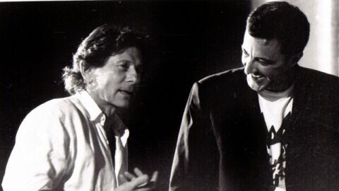 El director Roman Polanski y su productor, Luca Barbareschi, en una imagen del a&ntilde;o 2000