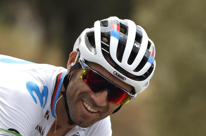 Alejandro Valverde: "Ha sido una etapa buena para nosotros" Alejandro Valverde: "Ha sido una etapa buena para nosotros"