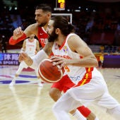 Ricky Rubio, ante Túnez