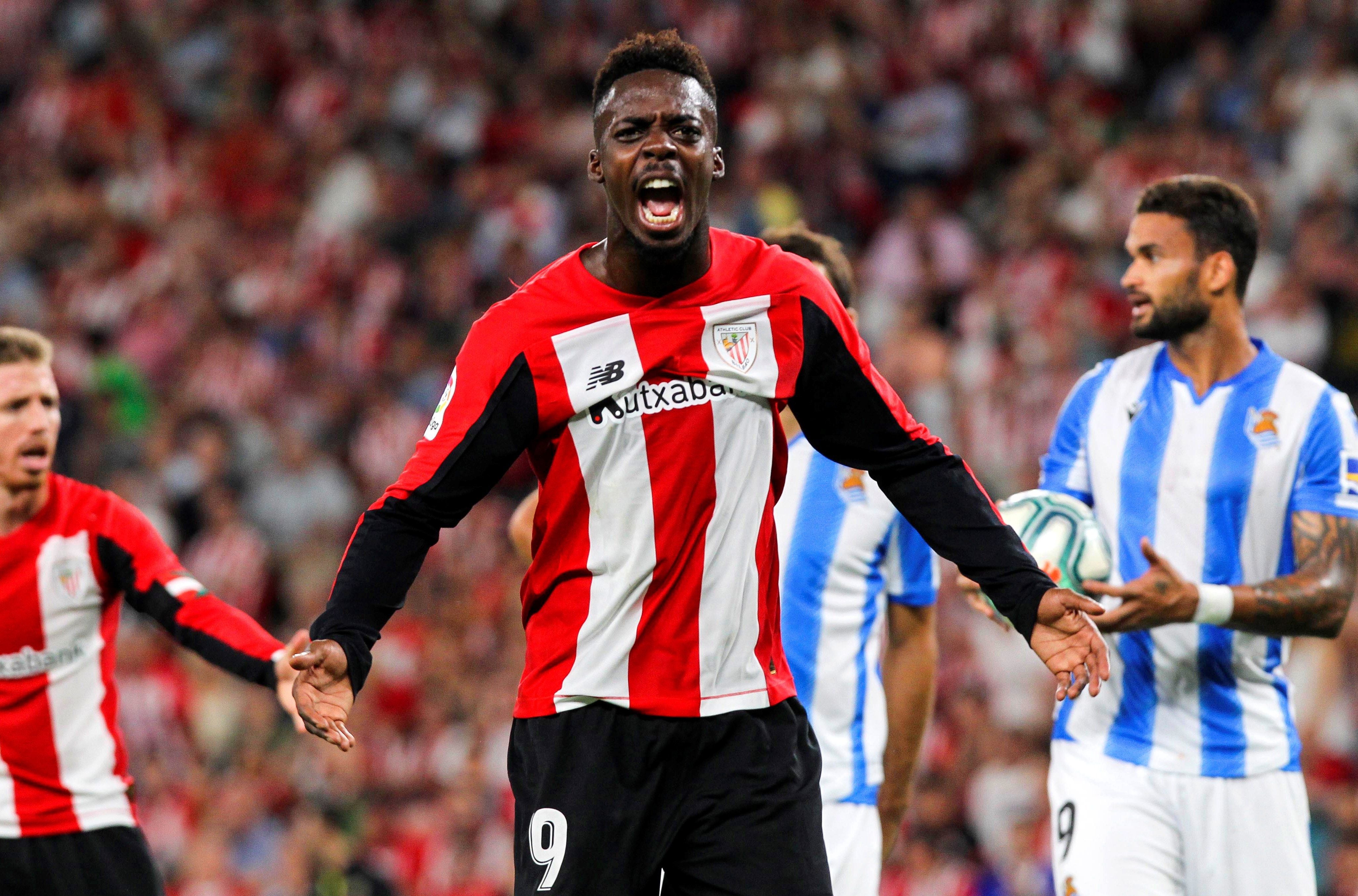 Iñaki Williams: "Voy a trabajar para estar en la Eurocopa y más jugando en San Mamés" Iñaki Williams: "Voy a trabajar para estar en la Eurocopa y más jugando en San Mamés"