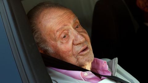 El rey Juan Carlos tras salir del hospital en 2019